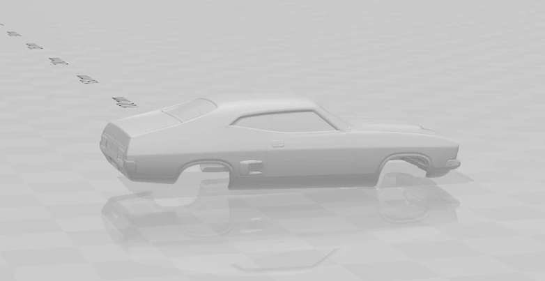 Falcon coupe closed window 3D Print Model .c4d .max .obj .3ds .fbx .stl .blend 