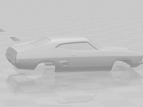 Falcon coupe closed window 3D Принт Модель