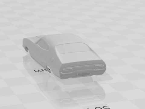 Falcon coupe closed window Model do druku 3D