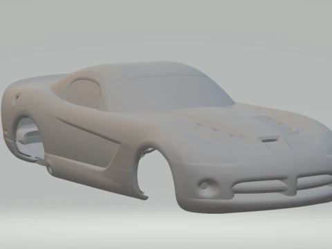 Dodge viper closed window 3D Print Model