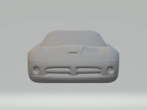 Dodge viper closed window 3D Print Model