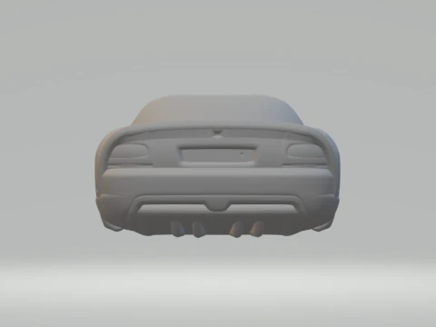 Dodge viper closed window 3D Print Model