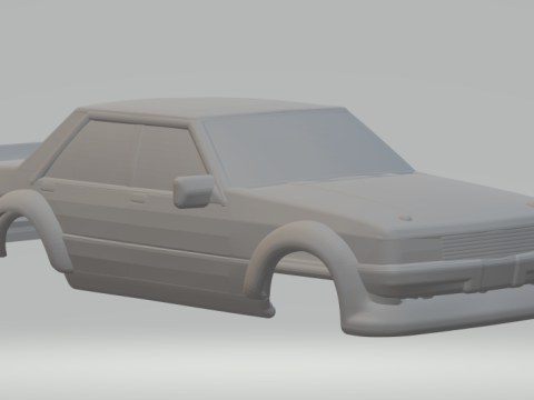 Falcon race car closed window 3D Print Model