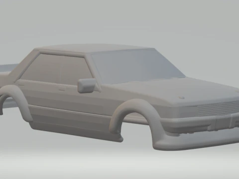 Falcon гоночний автомобіль закрите вікно 3D Принт Модель