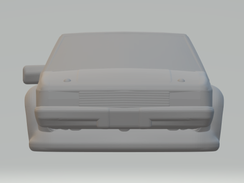 Falcon race car closed window 3D Print Model