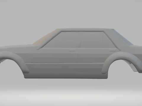 Falcon race car closed window 3D Print Model