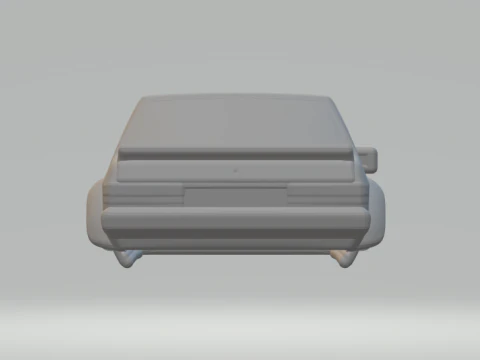 Falcon race car closed window 3D Print Model