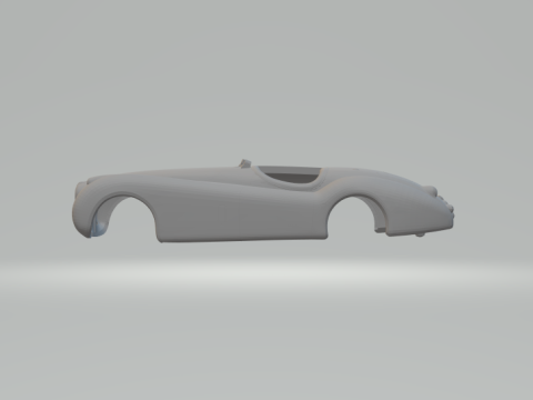 Jaguar xj 120 race car Modelo de impresión 3D