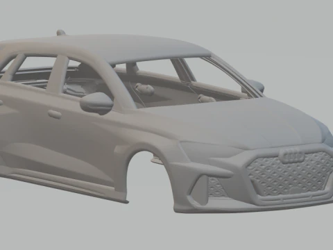 Audi rs3 hatch 3D Print Model