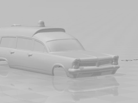 Pontiac bonneville ambulance 3D Принт Модель