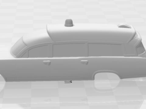 Pontiac bonneville ambulance 3D 프린트 모델