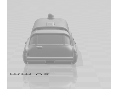 Pontiac bonneville ambulance 3D 프린트 모델