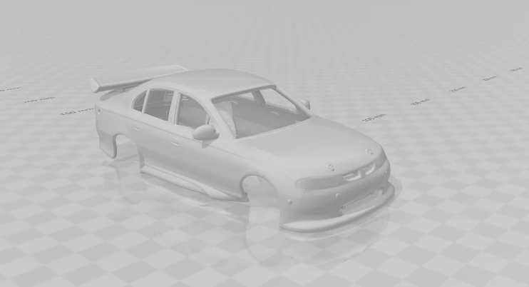 Holden Commodore supercars 3D Print Model .c4d .max .obj .3ds .fbx .stl .blend 