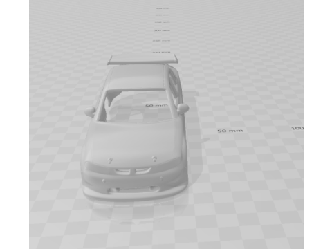 Holden Commodore supercars 3Dプリントモデル