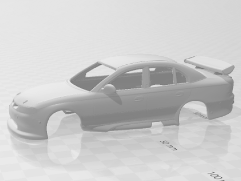 Holden Commodore supercars 3Dプリントモデル