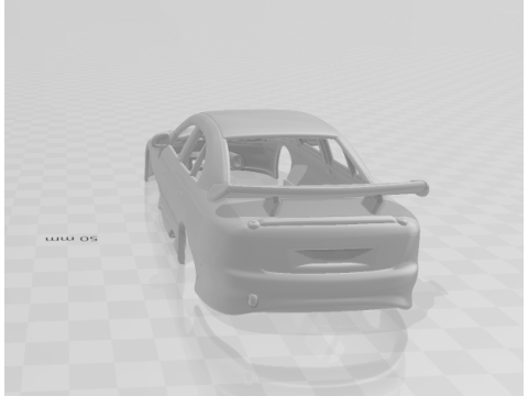 Holden Commodore supercars 3Dプリントモデル