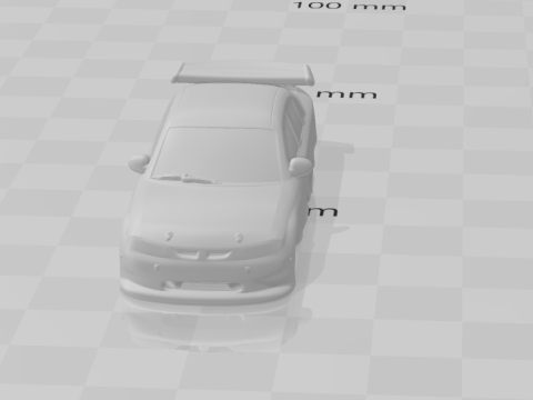 Holden Commodore supercars closed 3D Print Model