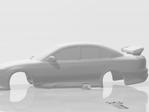 Holden Commodore supercars closed 3D Print Model