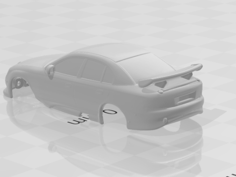 Holden Commodore supercars closed 3D Print Model