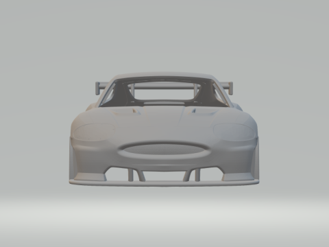Jaguar gt race car 3D 打印模型