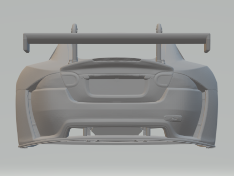 Jaguar gt race car 3D 打印模型