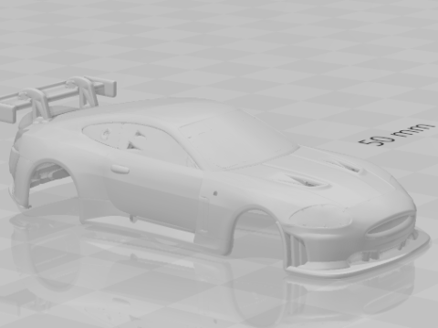 Jaguar gt race car closed 3D 打印模型