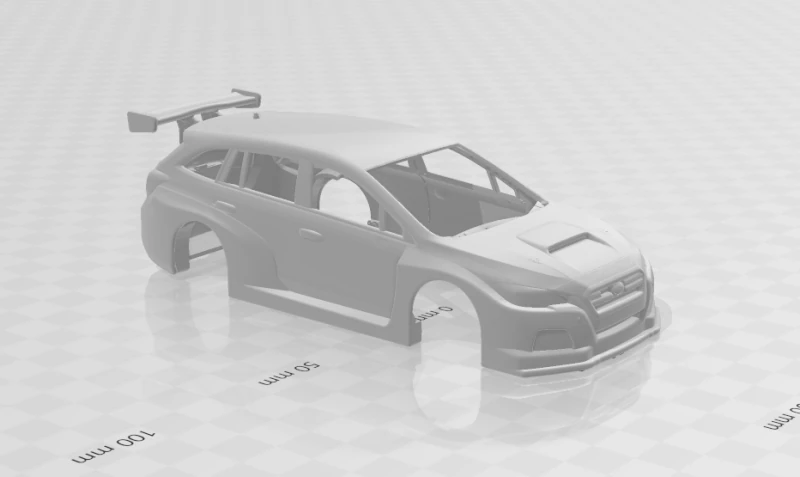 Subaru Levorg 3D Print Model .c4d .max .obj .3ds .fbx .stl .blend