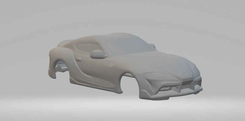 Toyota supra closed 3D Print Model .c4d .max .obj .3ds .fbx .stl .blend 