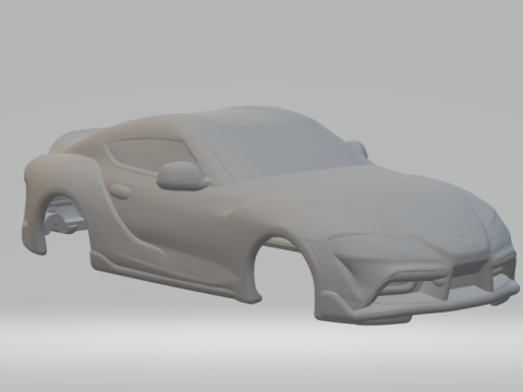 Toyota supra closed 3D 프린트 모델