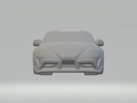 Toyota supra closed 3D Print Model
