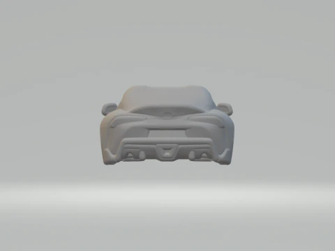 Toyota supra closed 3D Print Model