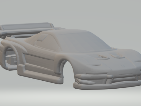 Nsx race closed windows 3D 프린트 모델