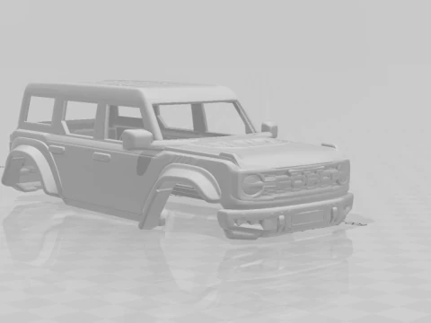 Бронко 4 двери 3D Принт Модель