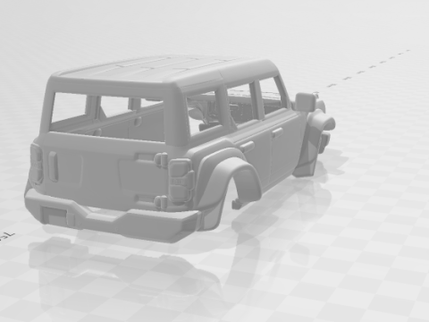 Bronco 4doors 3D Print Model