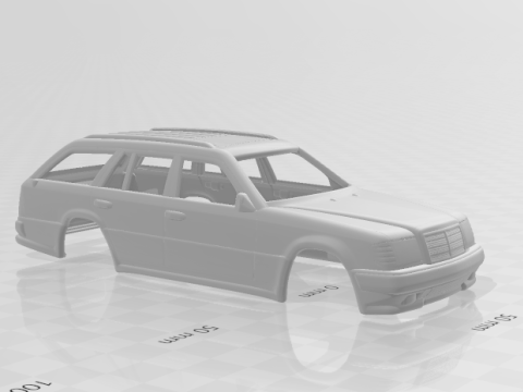 Mercedes benz e wagon Modèles 3D en vedette