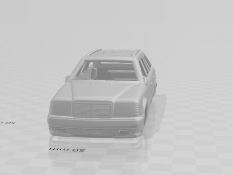 Mercedes benz e wagon 3D 프린트 모델