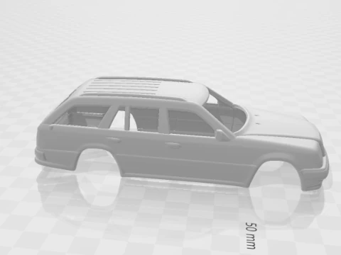 Mercedes benz e wagon 3D Print Model