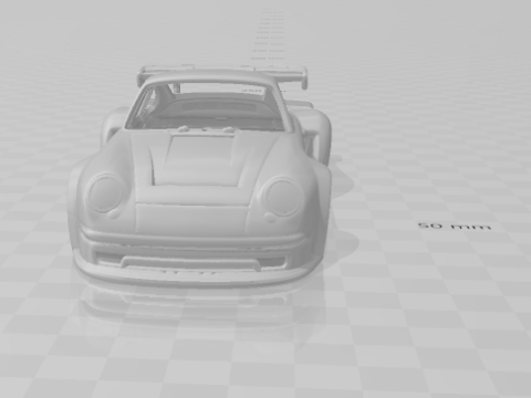 Porsche 959 custom long tail 3Dプリントモデル