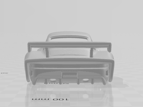 Porsche 959 custom long tail 3Dプリントモデル