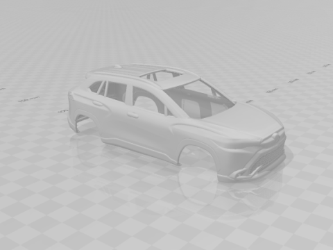 Toyota corolla cross 2024 3D प्रिंट मॉडल