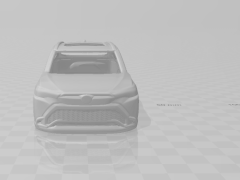 Toyota corolla cross 2024 Modello di stampa 3D