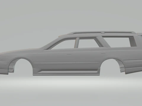 Nissan Stagea 3D Print Model