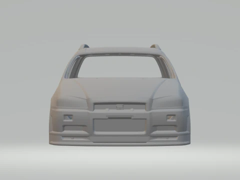Nissan Stagea gtr 3D Print Model