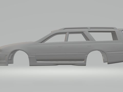 Nissan Stagea gtr 3D प्रिंट मॉडल