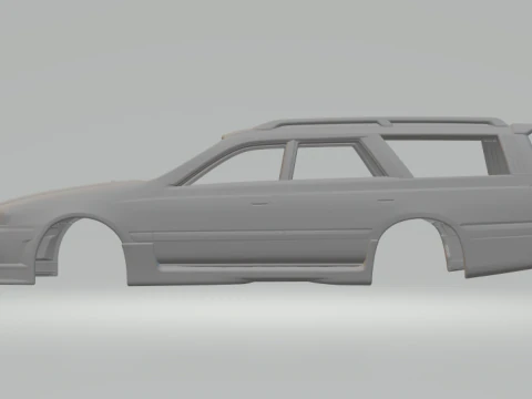 Nissan Stagea gtr 3D Print Model