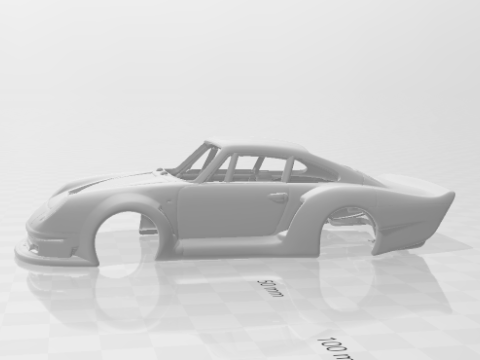 Porsche 959 3D Baskı Modeli