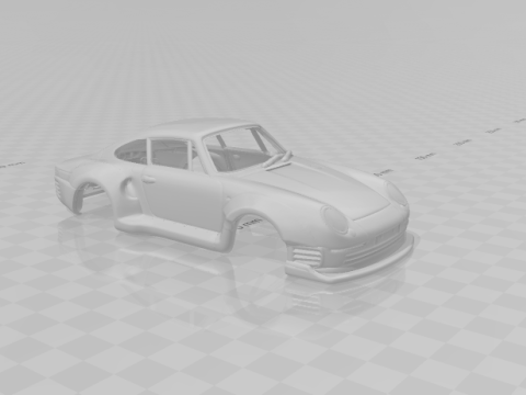 Porsche 959 Modelo de Impressão 3D