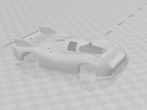 ポルシェ 917-20 ピンクピッグ 3Dプリントモデル