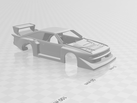 Nissan silvia silhouette 82 3D 프린트 모델
