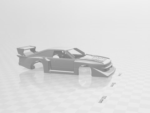 Nissan silvia silhouette 82 3D 프린트 모델